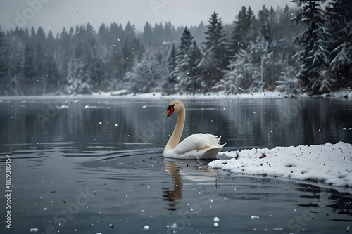 The Elegance of Swans: Nature's Graceful Creatures photo