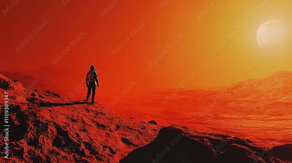 Fototapeta premium Red Planet Day