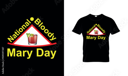 National Bloody Mary Day tshirt