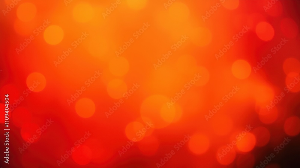 Abstract Red and Orange Bokeh Background with Warm and Festive Glow Abstract Red and Orange Bokeh Background with Warm and Festive Glow