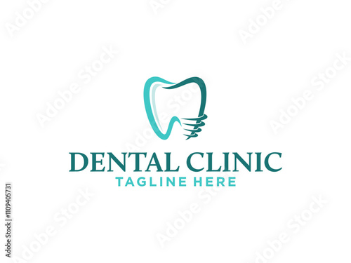 A modern and professional logo featuring a stylized tooth with a dental implant illustration. Ideal for dental implant specialists, oral surgeons, or dental clinics offering implant services. 