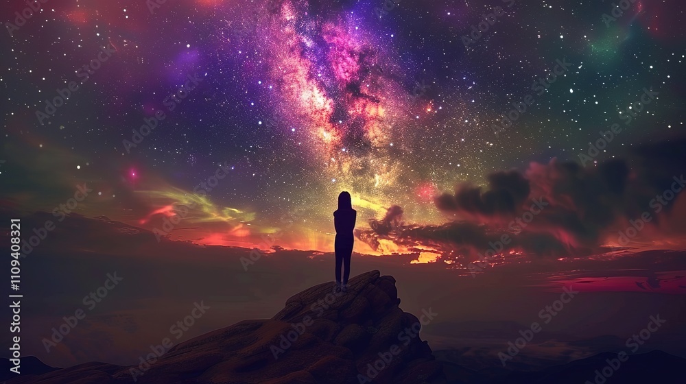 Fototapeta premium Photography Starry Sky Science Fiction