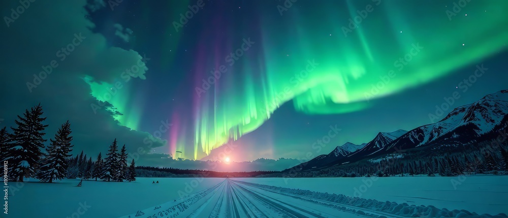 Aurora Borealis Space Sky Depth, Mystical Atmosphere, Stunning AI Art Aurora Borealis Space Sky Depth, Mystical Atmosphere, Stunning AI Art