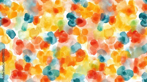 Abstract colorful watercolor seamless pattern background vibrant texture for design projects