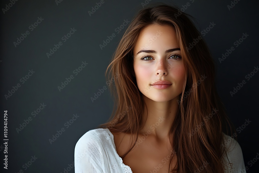 Soft Asian Eyes Delicate Studio Portrait Soft Asian Eyes Delicate Studio Portrait