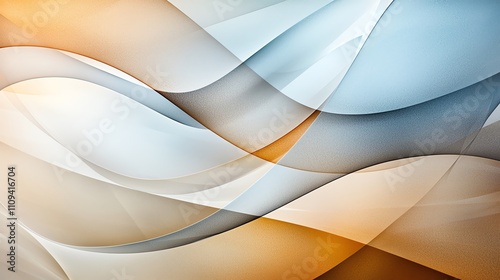 An abstract wavy background featuring soft gradients of orange, blue, and white hues. Perfect for use in creative design projects, digital art, and modern presentations.