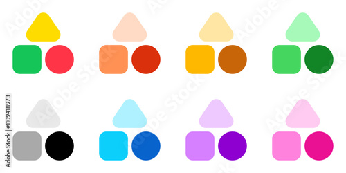 Editable vector shapes category icon. Part of a big icon set family. Perfect for web and app interfaces, presentations, infographics, etc