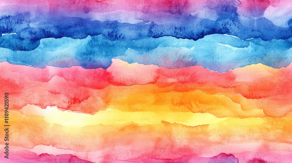 Vibrant seamless tie dye pattern with hand drawn aquarelle stripes perfect for trendy artistic wallpaper design Vibrant seamless tie dye pattern with hand drawn aquarelle stripes perfect for trendy artistic wallpaper design