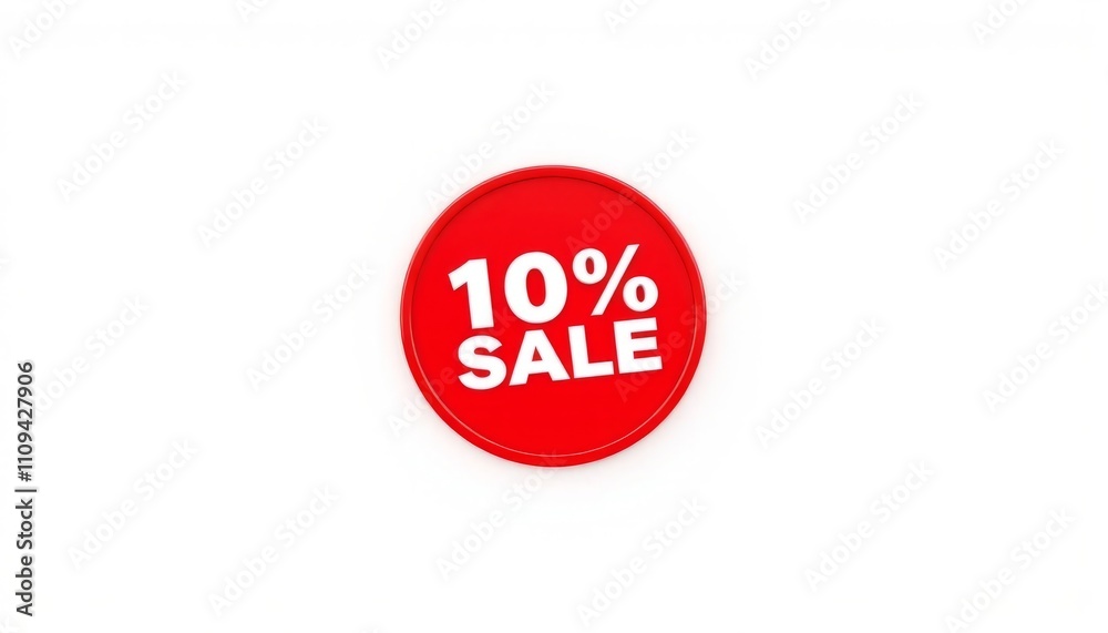 This eye-catching image features a red 10% off sale tag hanging from a white background. The bold red color and large font size make it a powerful visual for promoting discounts and sales. This eye-catching image features a red 10% off sale tag hanging from a white background. The bold red color and large font size make it a powerful visual for promoting discounts and sales.