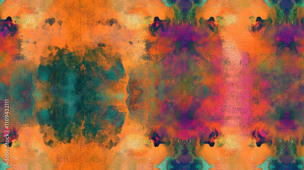 Obraz premium Seamless abstract texture pattern featuring unique designs and vibrant colors for modern art applications