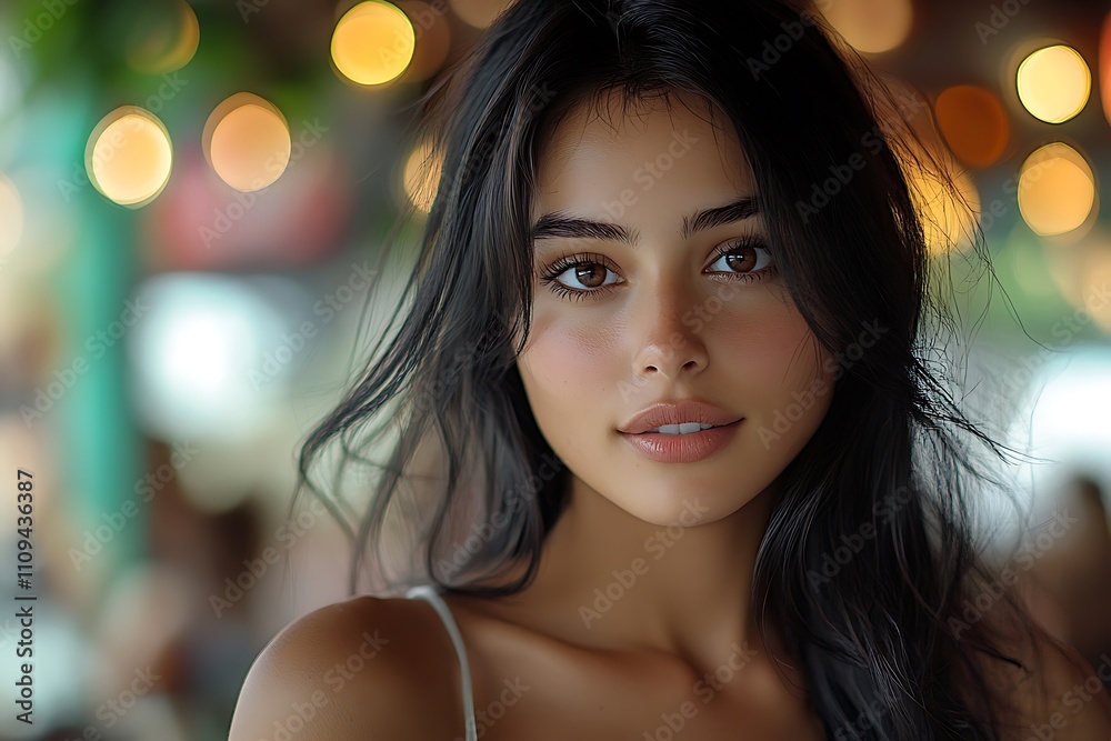 Young Asian Model Candid Shot Natural Beauty, Deep Brown Eyes, Shoulder Length Hair Young Asian Model Candid Shot Natural Beauty, Deep Brown Eyes, Shoulder Length Hair