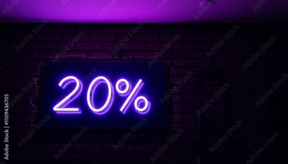 This eye-catching image features a glowing pink neon sign displaying This eye-catching image features a glowing pink neon sign displaying