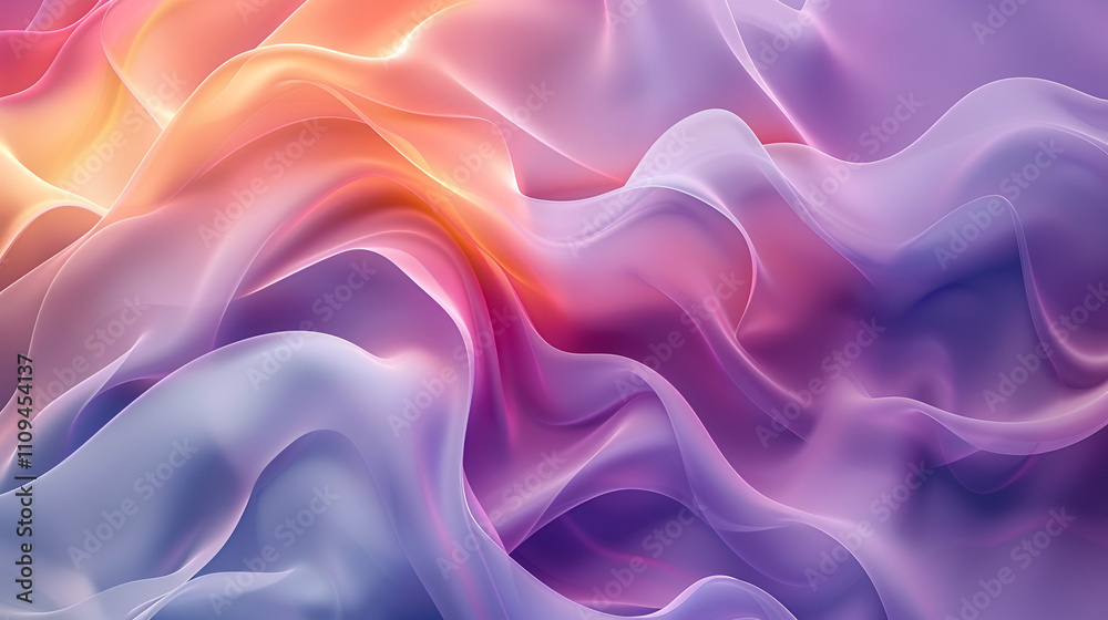 Fototapeta premium Smooth figures on an abstract background 