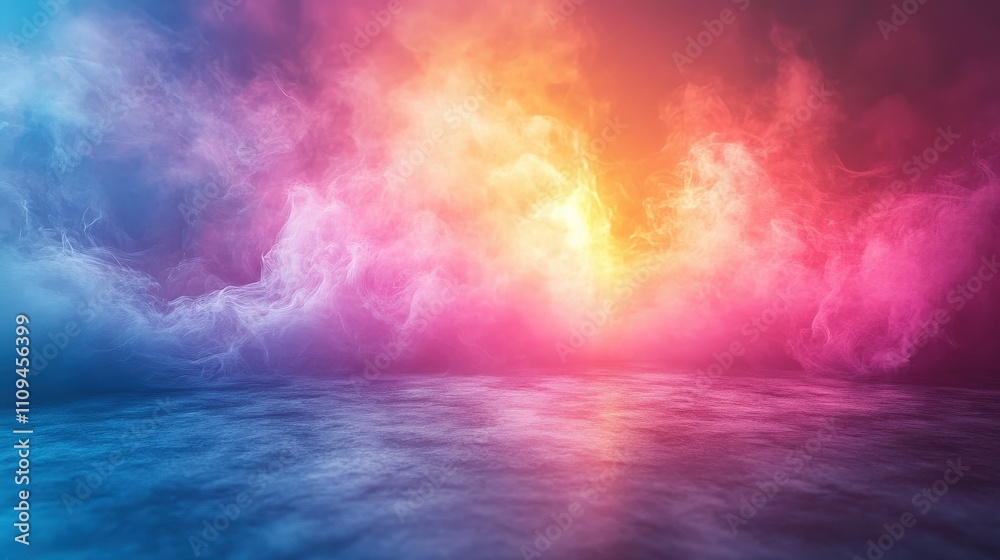 Vibrant Abstract Background with Colorful Smoke and Soft Light Creating a Dreamy Atmosphere for Artistic and Creative Projects Vibrant Abstract Background with Colorful Smoke and Soft Light Creating a Dreamy Atmosphere for Artistic and Creative Projects