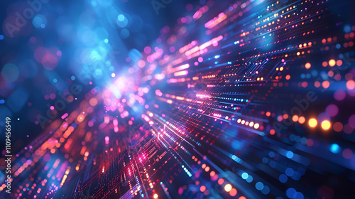 Wallpaper Mural Background of abstract technologies Torontodigital.ca