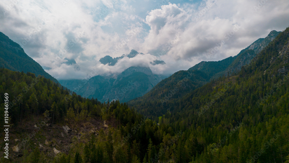 Jasna lake in the mountains of Triglav, Slovenia Jasna lake in the mountains of Triglav, Slovenia