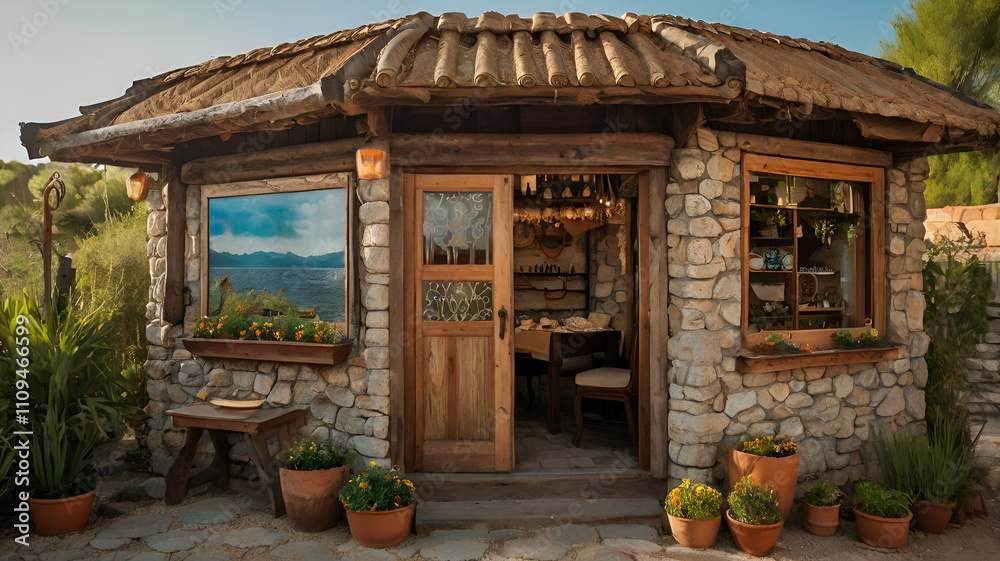Obraz premium Home near the sea