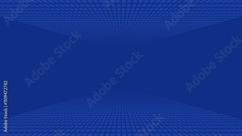 Lighting squares pattern news background with blue striped texture blue technology background
