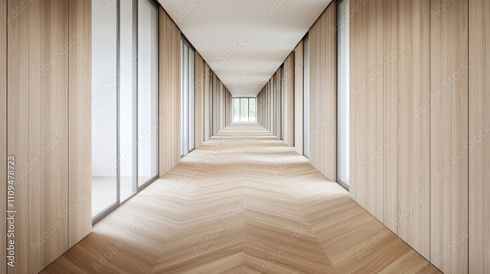 A wooden floor with a pattern of wood grain A wooden floor with a pattern of wood grain