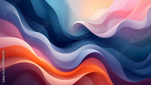 Digital Art Abstract Flow