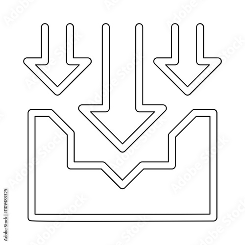 Corrode icon in line style
