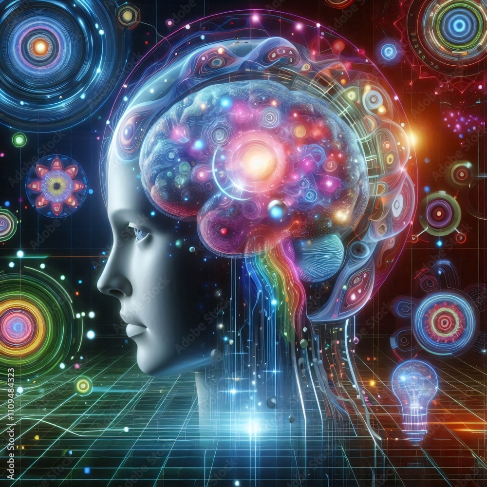 ai hallucination artificial intelligence psychedelic dreams brain digital fantasy hyperreality cognitive technology