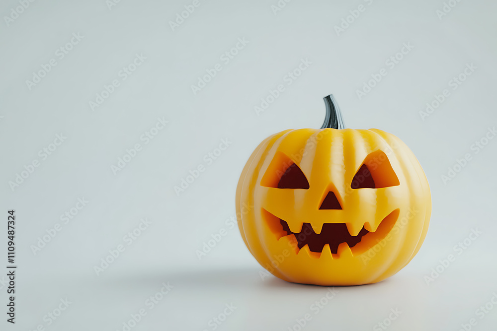 A carved Halloween pumpkin with a mischievous face, symbolizing the festive season. A carved Halloween pumpkin with a mischievous face, symbolizing the festive season.