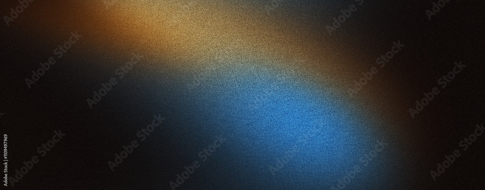 Grainy blue orange and black background abstract gradient wave shape with noise texture poster header banner wallpaper and cover design Grainy blue orange and black background abstract gradient wave shape with noise texture poster header banner wallpaper and cover design