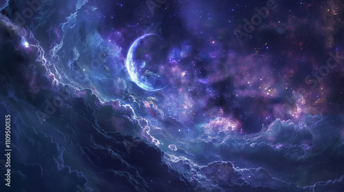 background with space