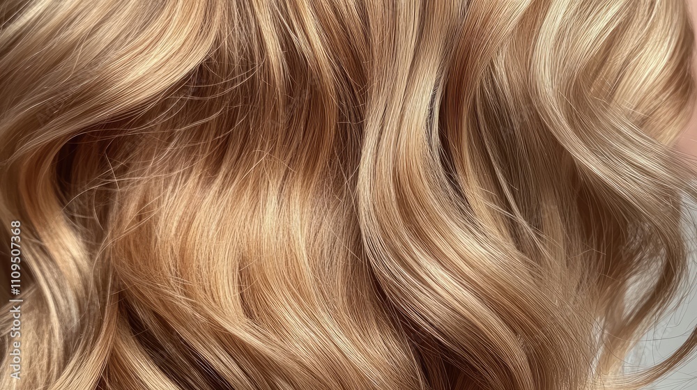 A close-up of a wavy lob, with soft, tousled curls adding texture and movement to the hairstyle A close-up of a wavy lob, with soft, tousled curls adding texture and movement to the hairstyle