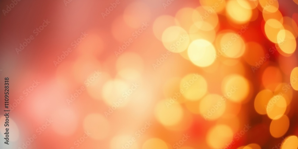 A soft focus background with abstract circular bokeh lights in shades of orange, yellow, and red. A soft focus background with abstract circular bokeh lights in shades of orange, yellow, and red.
