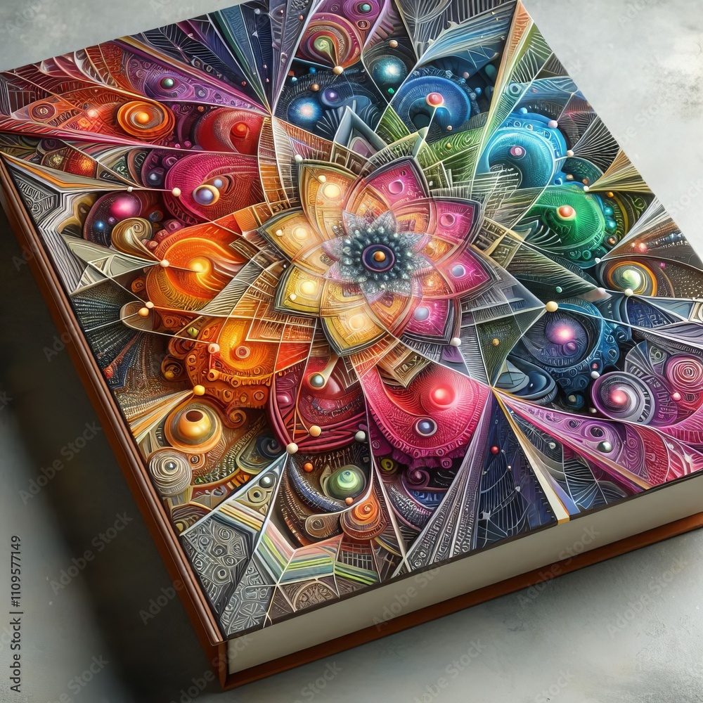 Fototapeta premium Fractal Cover A cover with fractal patterns