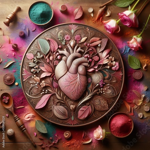 Herbal Holi Utilize colors made from medicinal herbs for health