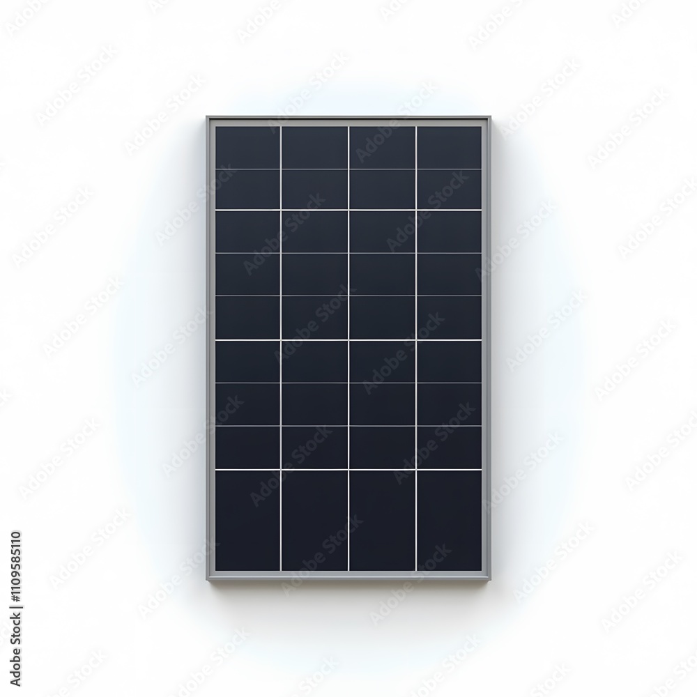 Solar Panel on White Background Solar Panel on White Background