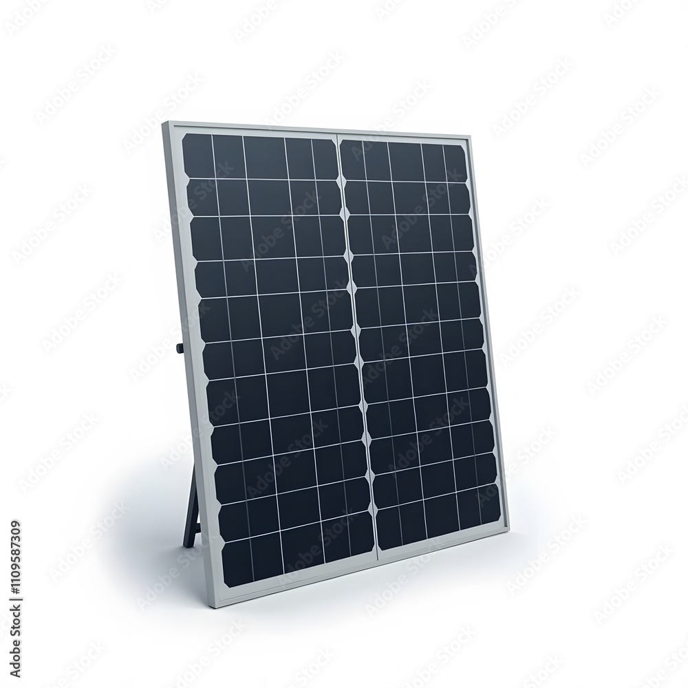 Solar Panel on White Background Solar Panel on White Background