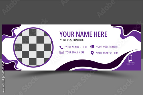 modern email signature details,corporate email signature design 