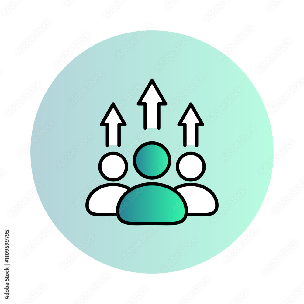 Exciting Growth Opportunities – Arrows with People Representing Career Advancement Exciting Growth Opportunities – Arrows with People Representing Career Advancement