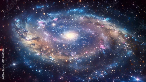 Journey through a Spiral Galaxy: Exploring the Wonders of the Universe