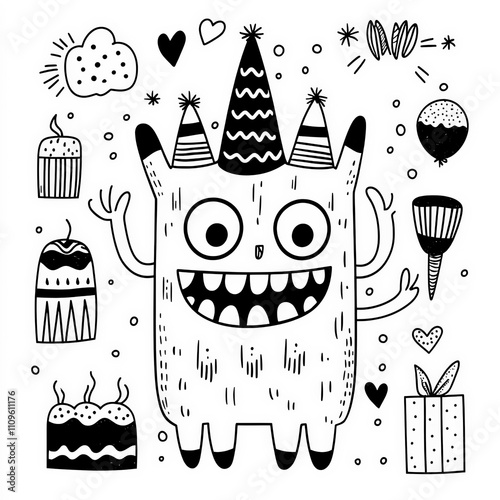 A monster party with fun de...