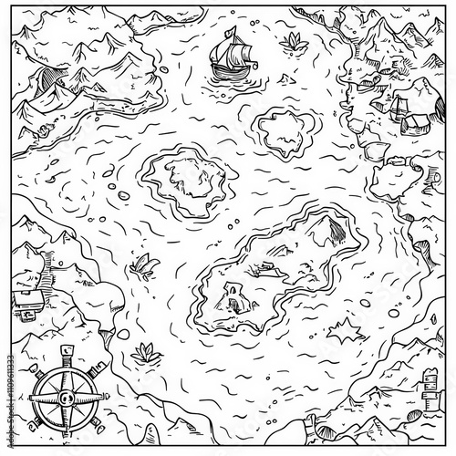 A treasure map adventure, c...