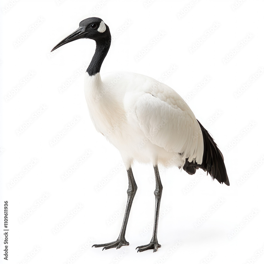 Fototapeta premium Crane Bird Isolated