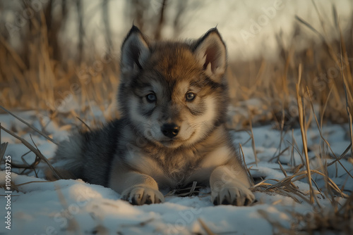 Wolf puppy