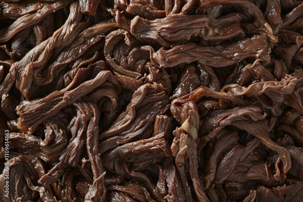 Photo of Delicious shredded beef. Food photo for backdrops or recipes Photo of Delicious shredded beef. Food photo for backdrops or recipes