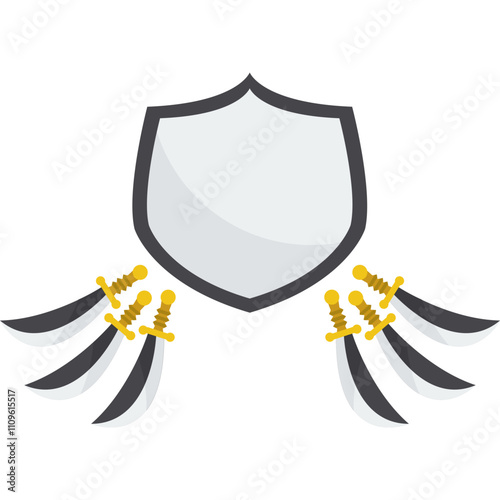 Sowrd Sheild Vector 