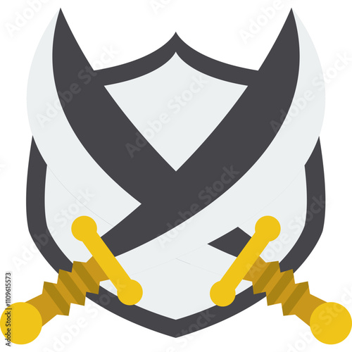 Two Sowrd  Vector 