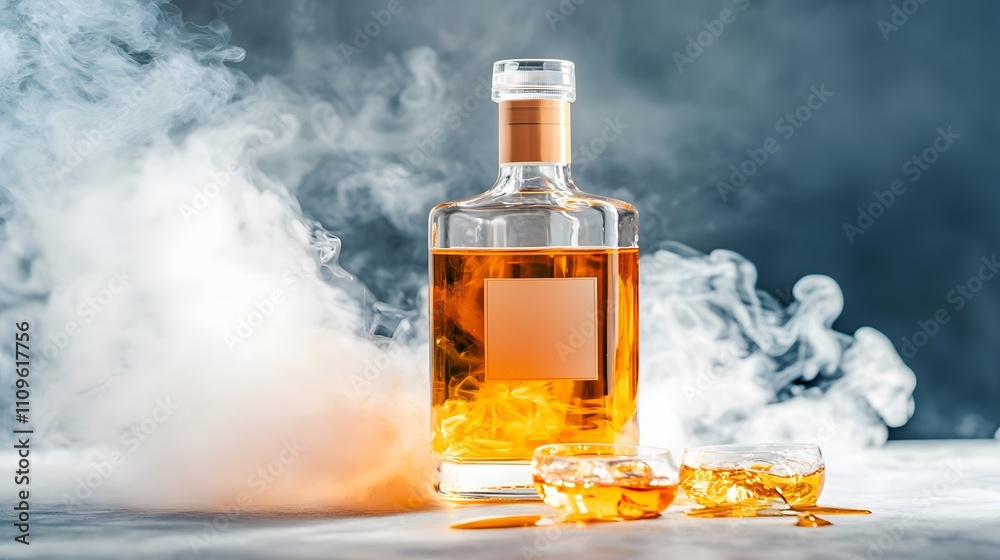 Cautionary alcohol display bar environment product photography dramatic lighting focus on safety awareness Cautionary alcohol display bar environment product photography dramatic lighting focus on safety awareness