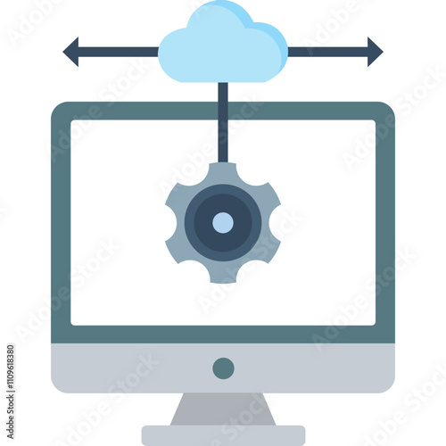 Monitor Cloude Setting Vector