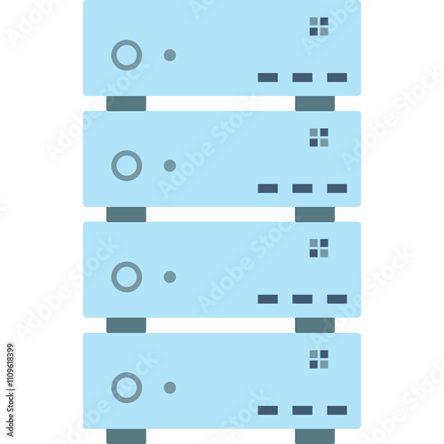 Router Data Center Vector