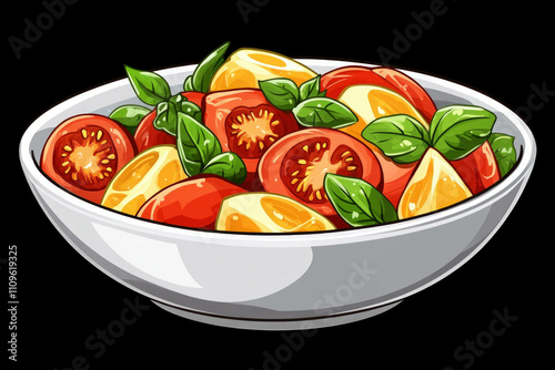 Salad Bowl Vector