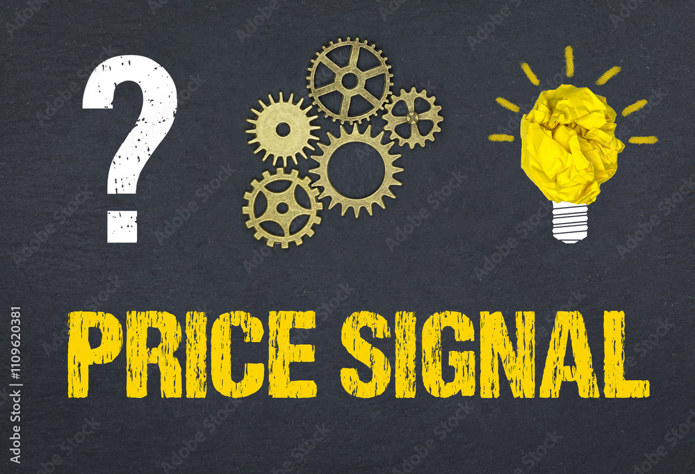Obraz premium Price Signal